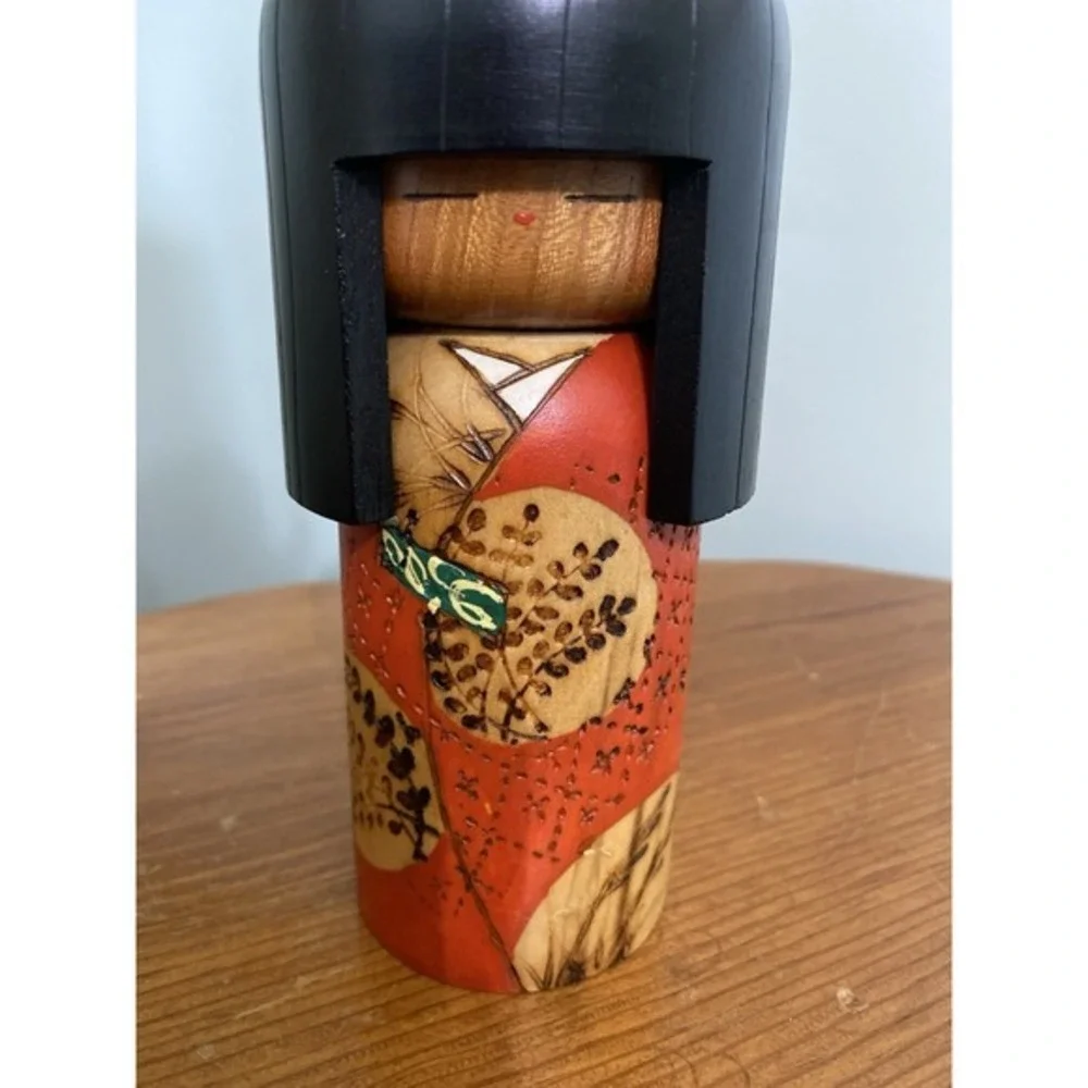 Vintage Japanese Sosaku Kokeshi Doll Wooden‎ Kazuo Takamizawa 6.5